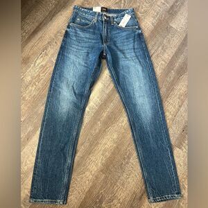 Lee Womens Rider Slim Straight Jean Night Rider- Size 27